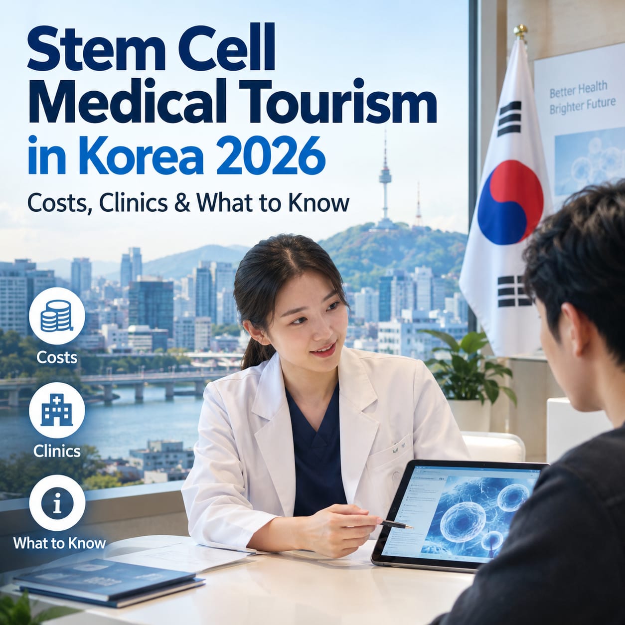Stem Cell Medical Tourism in Korea 2026: Costs, Clinics & What to Know