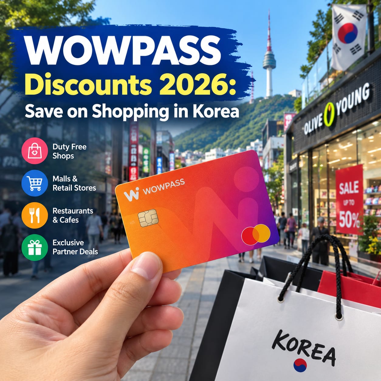 WOWPASS Discounts 2026: Save on Shopping in Korea