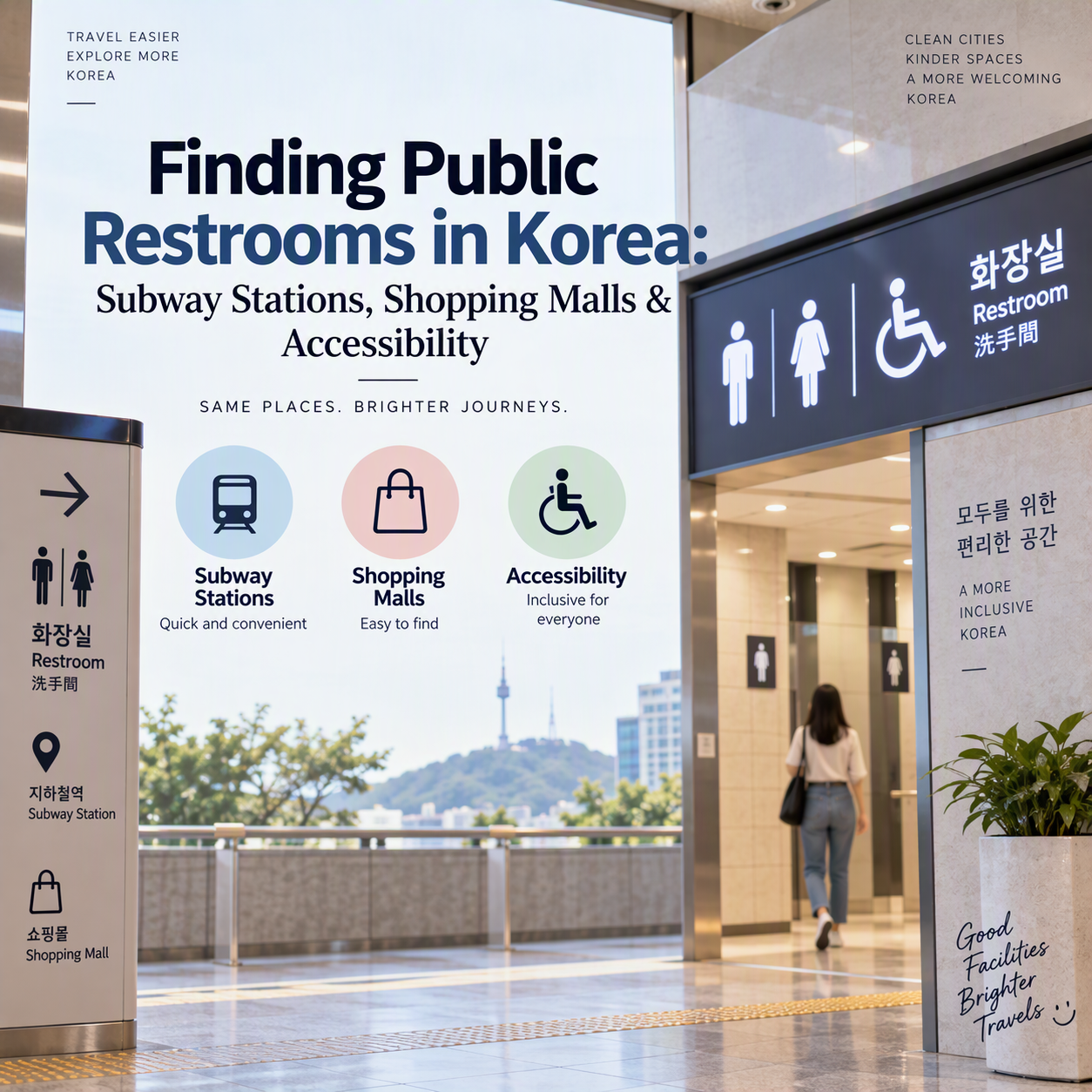Finding Public Restrooms in Korea: Subway Stations, Shopping Malls & Accessibility