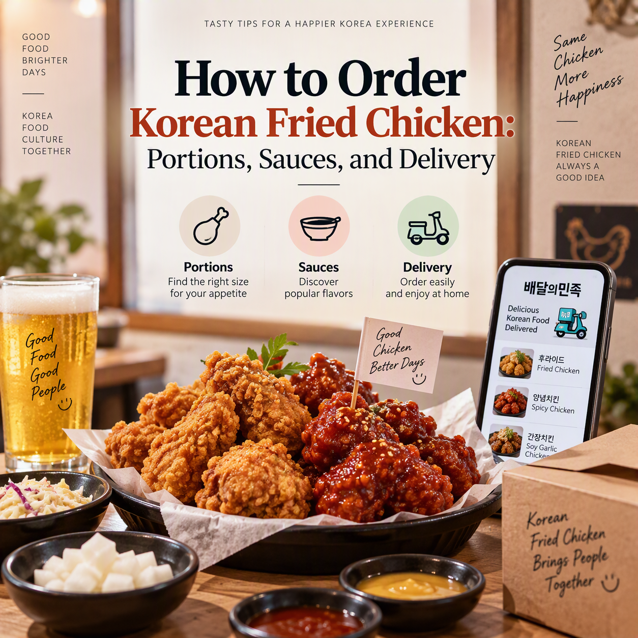 How to Order Korean Fried Chicken: Portions, Sauces, and Delivery