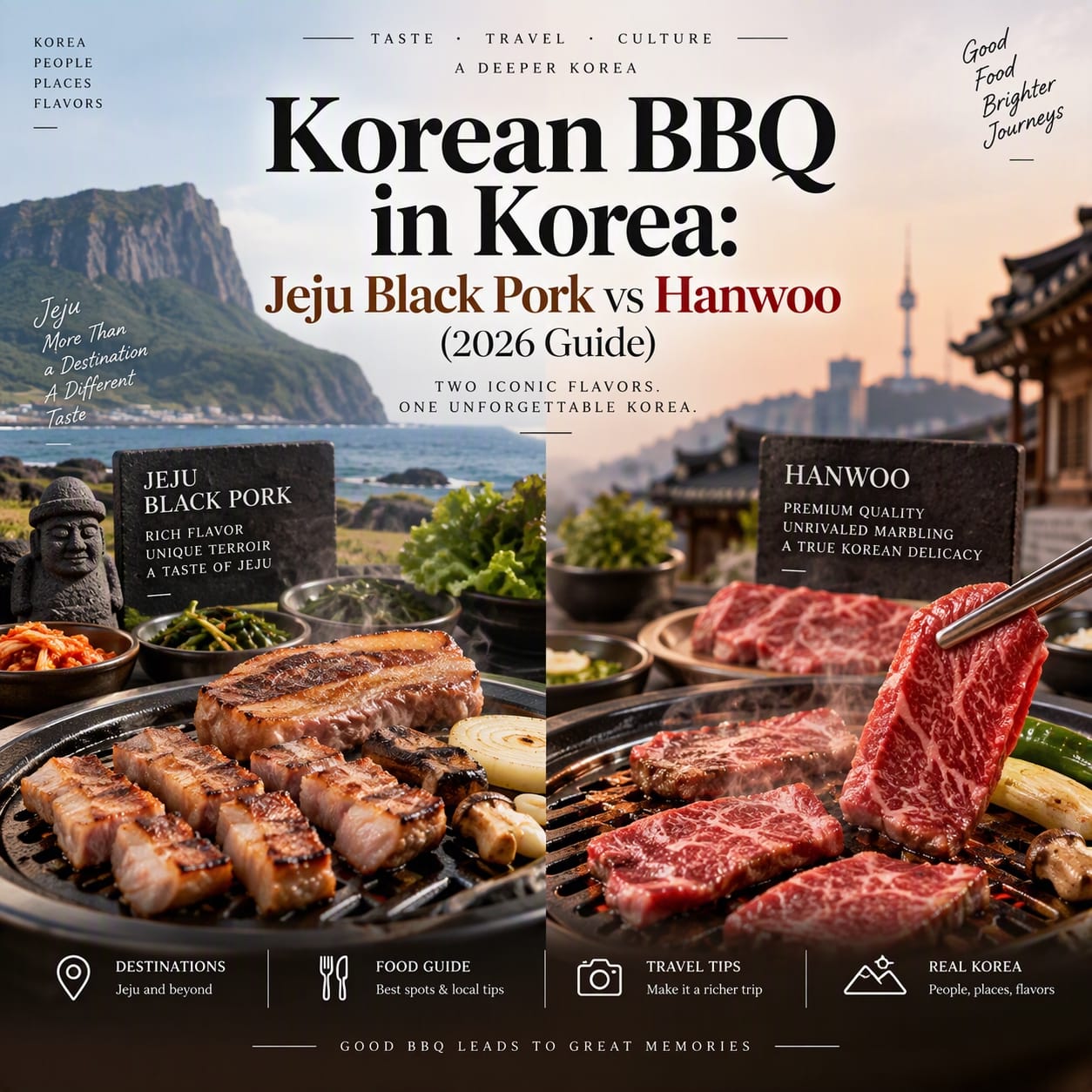 Korean BBQ in Korea: Jeju Black Pork vs Hanwoo (2026 Guide)